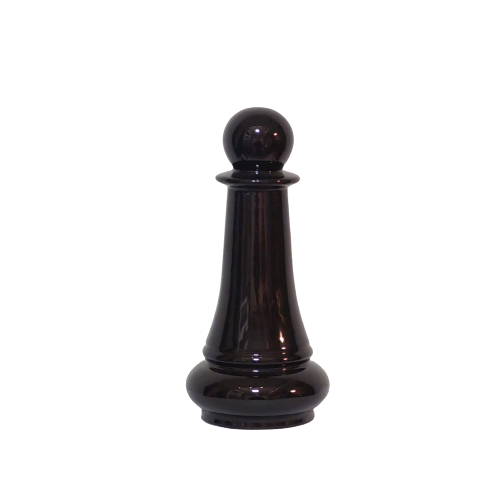 Jogo de Xadrez para Decoração de Cerâmica Preto Clássico 6 peças - Camicado